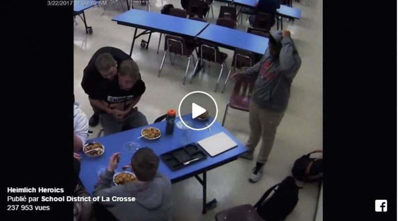 Salva il compagno di scuola dal soffocamento, guarda il VIDEO!