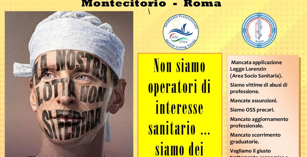 Migep, Oss Shc: sciopero OSS 9 ottobre Roma