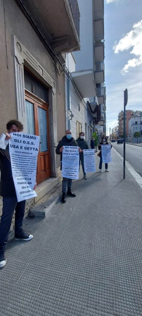 Puglia, Oss: assunti per la Pandemia e mandati a casa in piena emergenza!