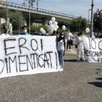 Pescara, oss in piazza: "Siamo eroi dimenticati e disoccupati"