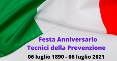 06 luglio 2021: festa dei Tecnici della Prevenzione