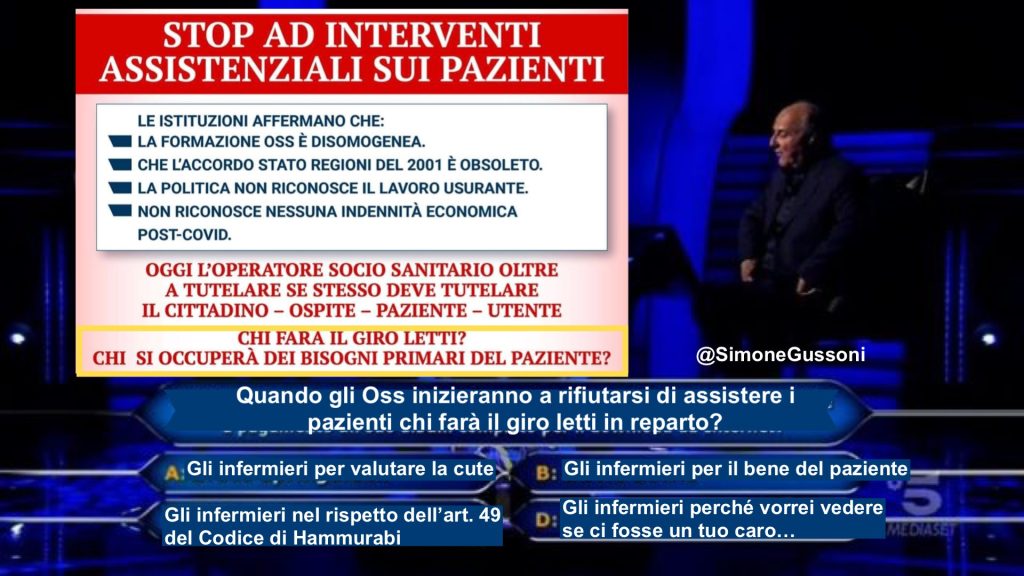 Il Consiglio di Stato non riconosce la loro professionalità: OSS pronti allo sciopero del giro letti ad oltranza