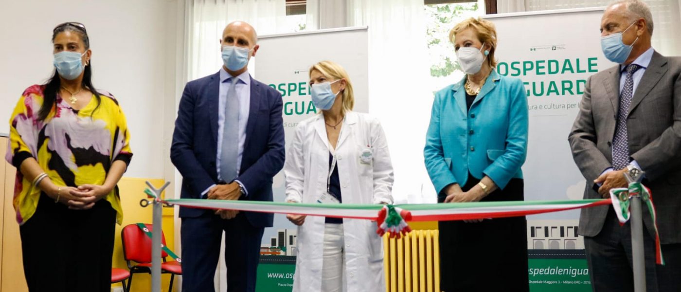 Inaugurata oggi la nuova Neuropsichiatria infantile di Niguarda con il Vice Presidente di Regione Lombardia, Letizia Moratti