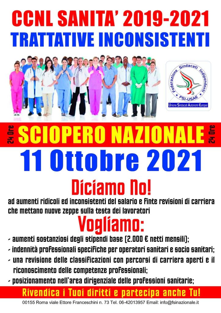 Bonazzi (Fsi-Usae), "Dal dossier Rgs emerge una verità incontrovertibile: gli operatori della Sanità non solo sono fra i meno retribuiti della pubblica amministrazione ma prendono anche meno premi''