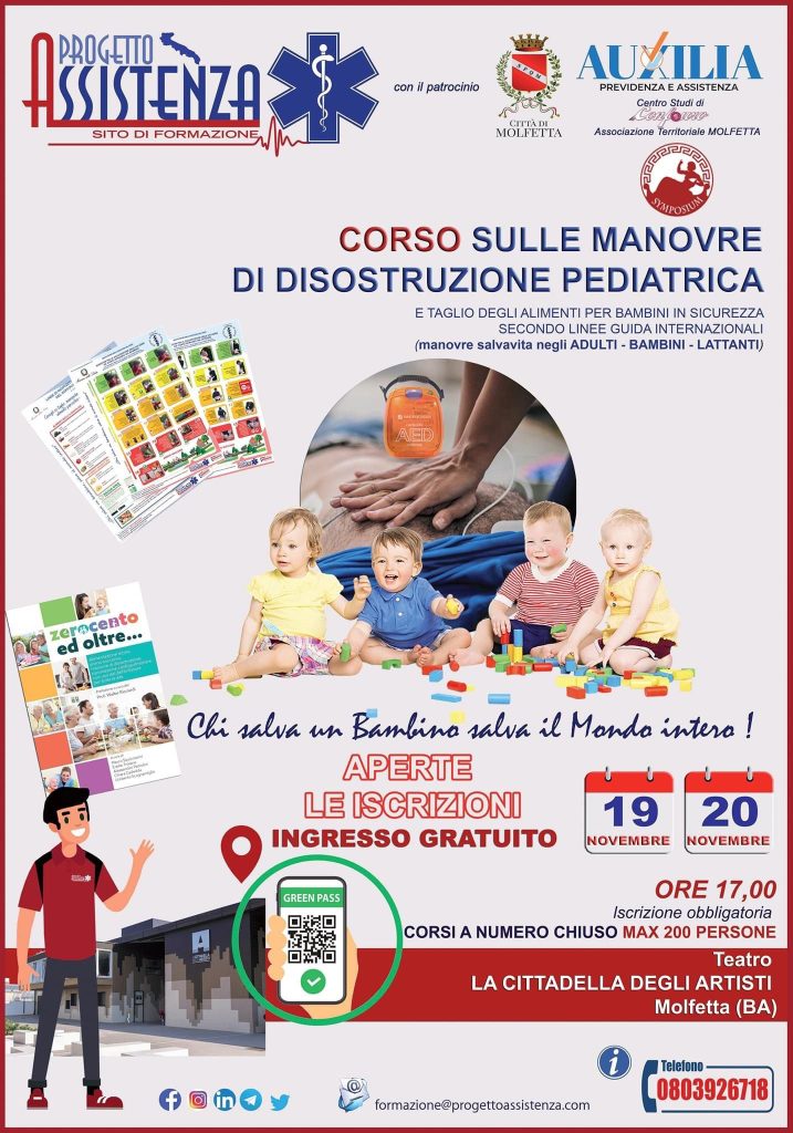 Molfetta (Ba): evento GRATUITO sulle "𝐌𝐚𝐧𝐨𝐯𝐫𝐞 𝐝𝐢 𝐝𝐢𝐬𝐨𝐬𝐭𝐫𝐮𝐳𝐢𝐨𝐧𝐞 𝐩𝐞𝐝𝐢𝐚𝐭𝐫𝐢𝐜𝐡𝐞 𝐞 𝐦𝐚𝐧𝐨𝐯𝐫𝐞 𝐬𝐚𝐥𝐯𝐚𝐯𝐢𝐭𝐚"