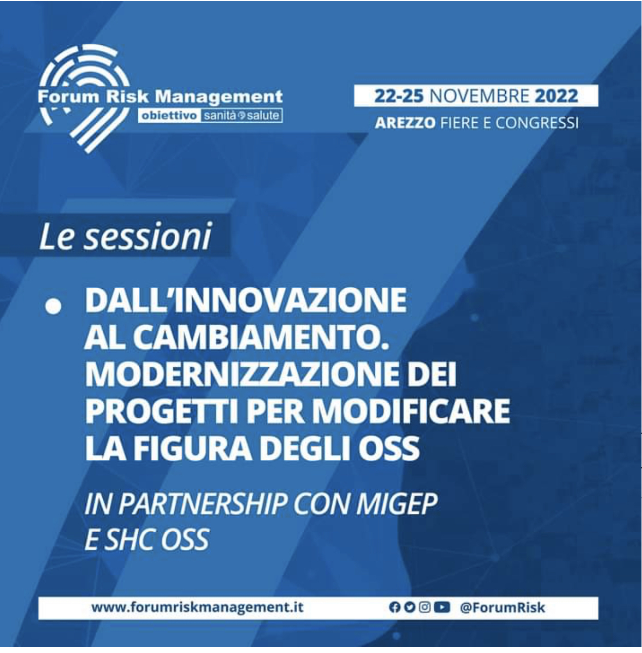 Il Migep al Forum Risk di Arezzo per innovare e modernizzare la figura degli oss