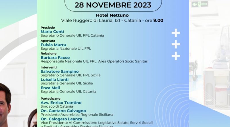 Parte da Catania la Valorizzazione degli Operatori Socio Sanitari: convegno il 28 novembre