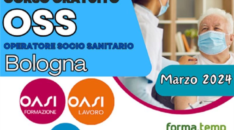 Oasi Formazione organizza un corso gratuito per diventare oss a Bologna: obiettivo assunzione