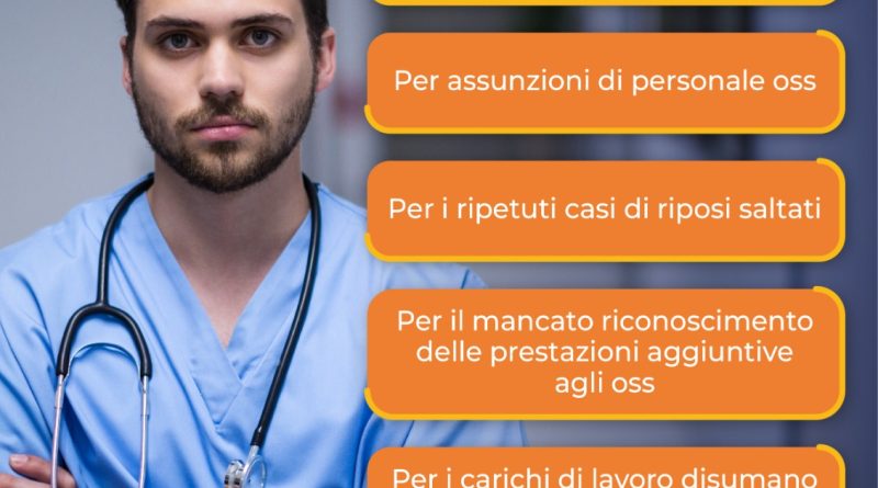 Stato di Agitazione all’Ospedale di Macerata: Gli OSS Protestano per Carichi di Lavoro Disumani e Mancato Riconoscimento delle Prestazioni