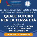 Convegno "Quale futuro per la terza età": Migep presente in rappresentanza degli oss