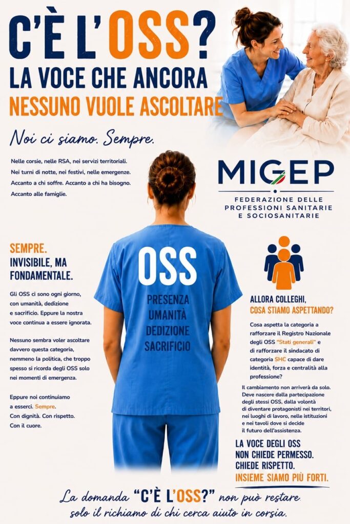 "C'è l'oss?": la voce che ancora nessuno vuole ascoltare
