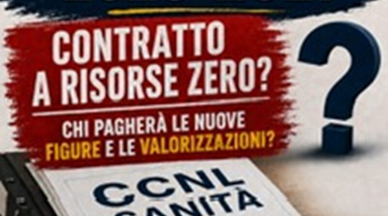 Ccnl Sanità 2025-2027, SHC: "Oss rischiano ancora una volta di essere semplici spettatori della trattativa"