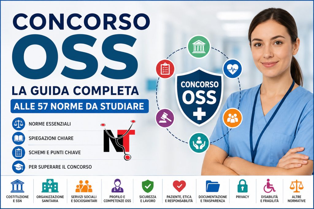 Concorso oss: le 5 norme fondamentali da conoscere prima della prova