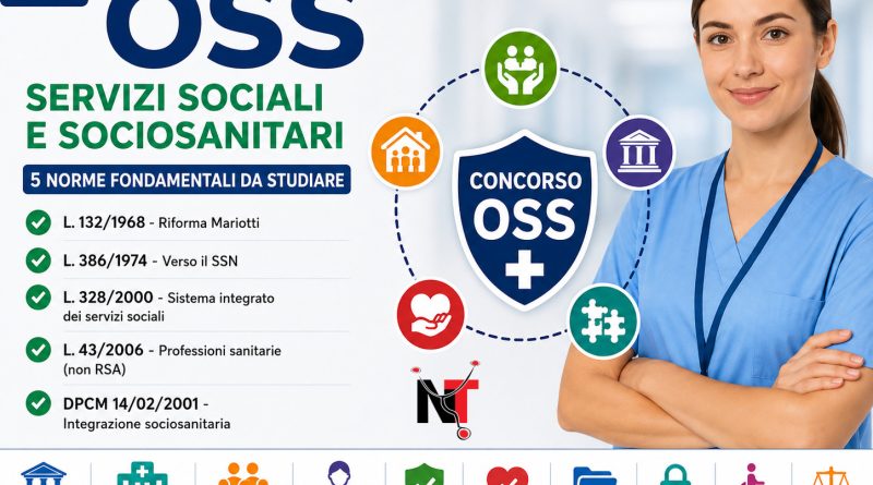Concorso oss: le norme sui servizi sociali e sociosanitari da studiare