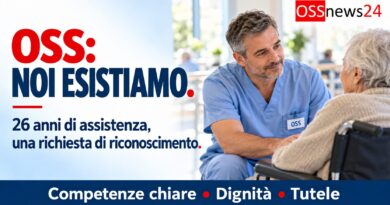 OSS, dopo 26 anni di servizio l’appello a Schillaci: «Noi esistiamo», più tutele